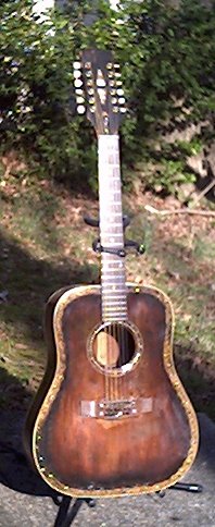 image title is /guitars/Gibson 12-string front view After Bridgeplate repair