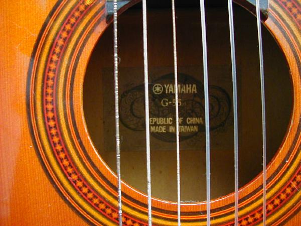 image title is /guitars/Yamaha g-55 soundhole